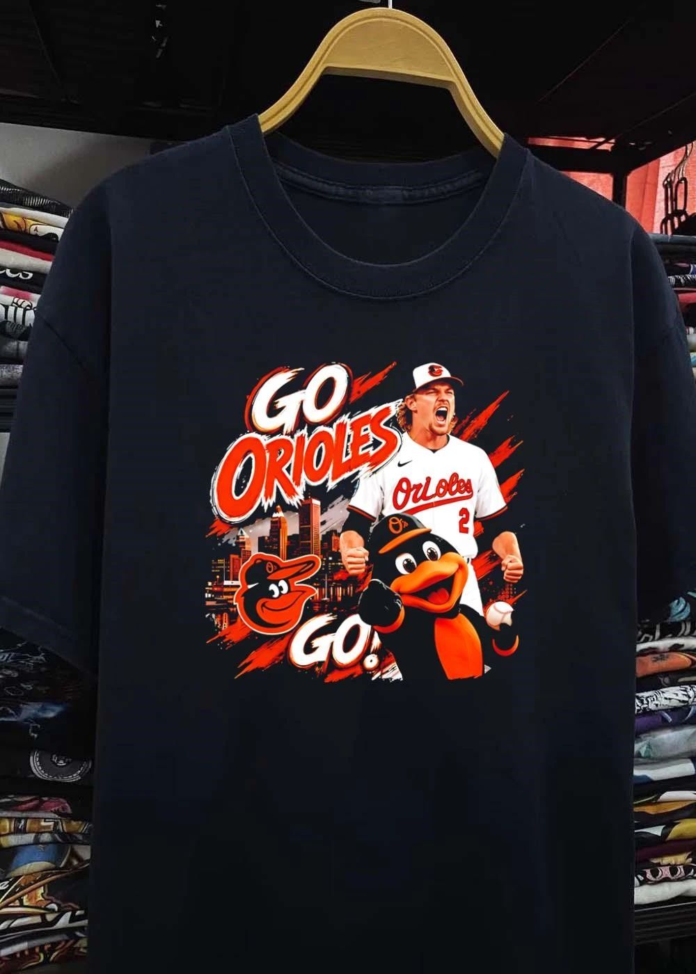Gunnar Henderson Baltimore Orioles Baseball Mascot Fan shirt