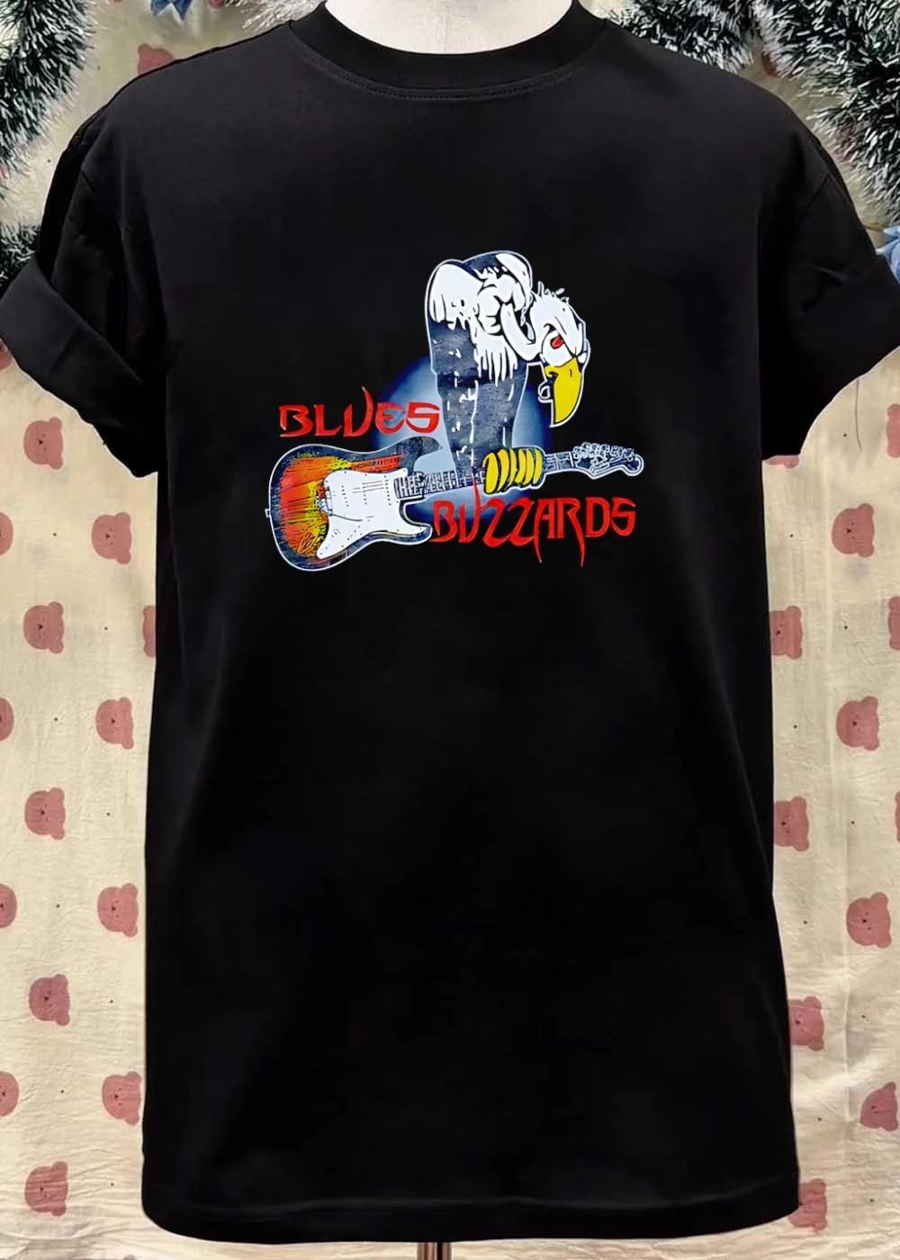 Blues Buzzards Vulture Playing Electric Guitar shirt