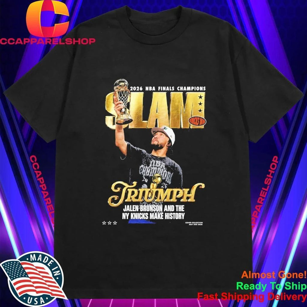 Jalen Brunson Knicks SLAM 2026 NBA Finals Champions Shirt