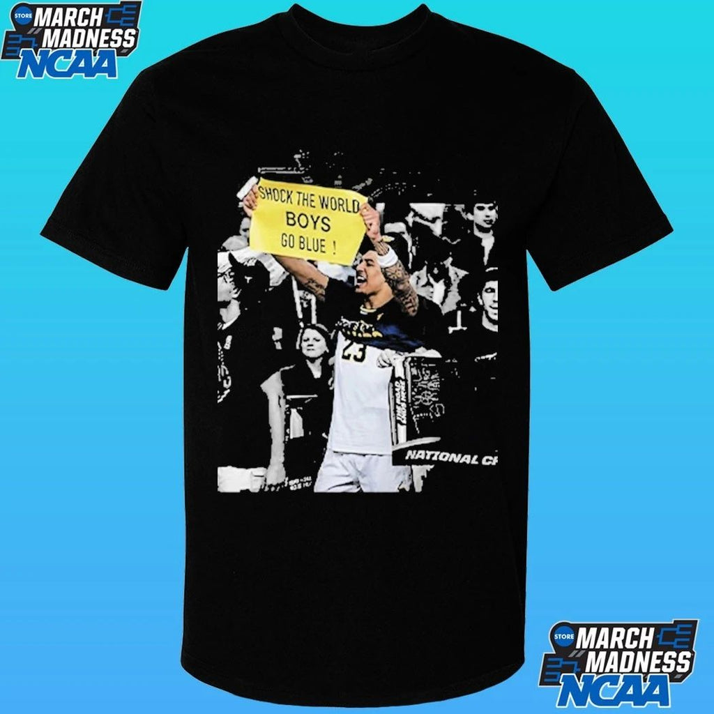 Shock The World Boys Go Blue Michigan Wolverines Shirt