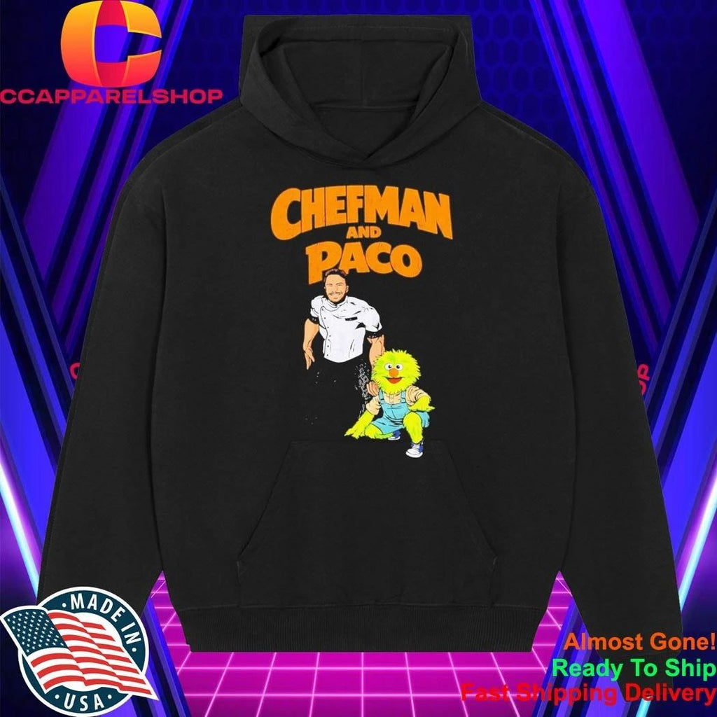 Chefman And Paco Cartoon Mascot Graphic Shirt