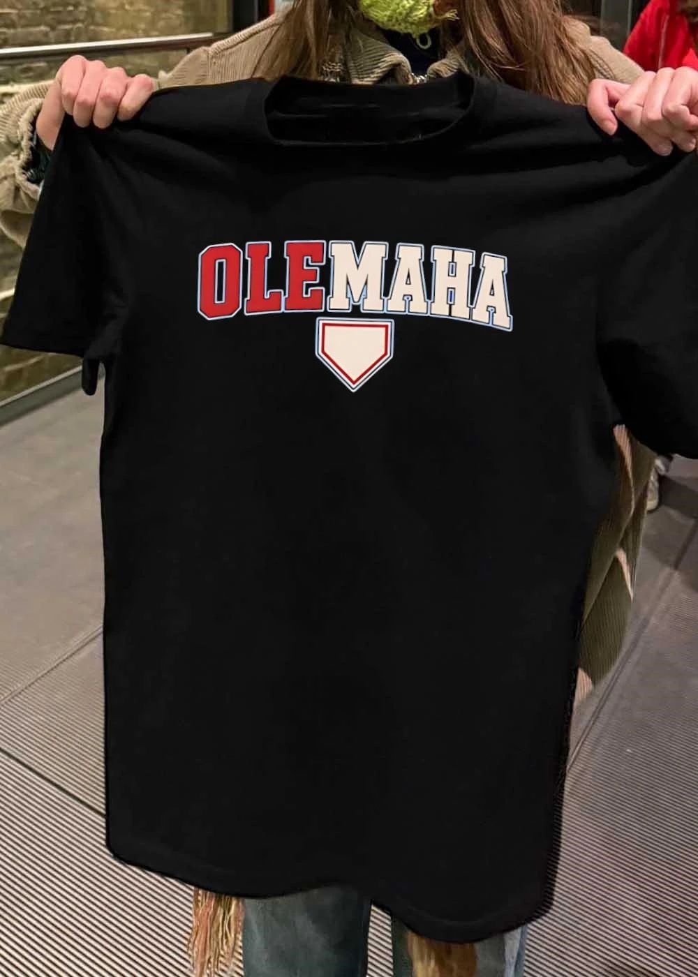 College Baseball Apparel, Shop OLEMAHA Home Plate T-Shirt