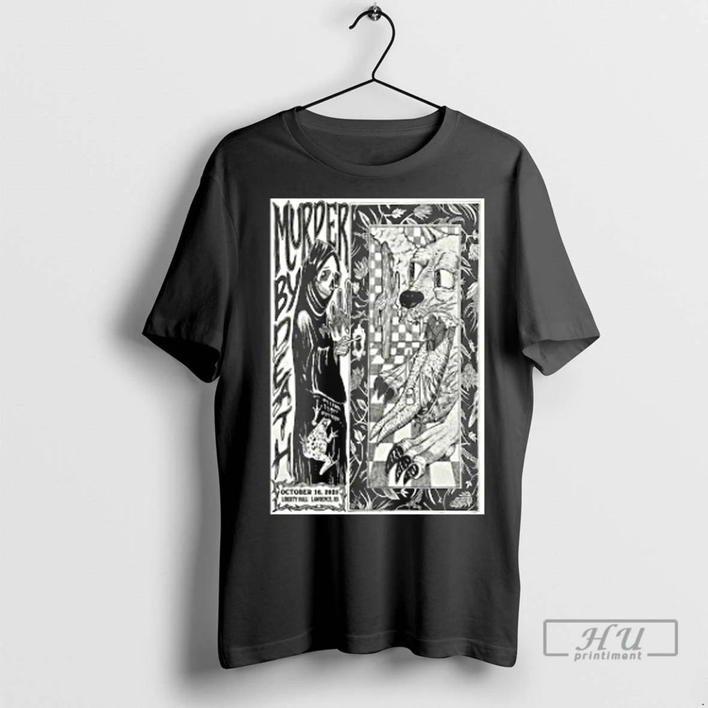 Officials Murder By Death Liberty Hall Lawrence Oct 2025 T Shirt