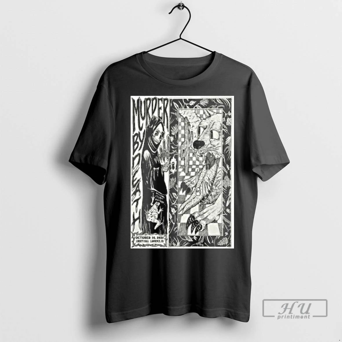 Officials Murder By Death Liberty Hall Lawrence Oct 2025 T Shirt
