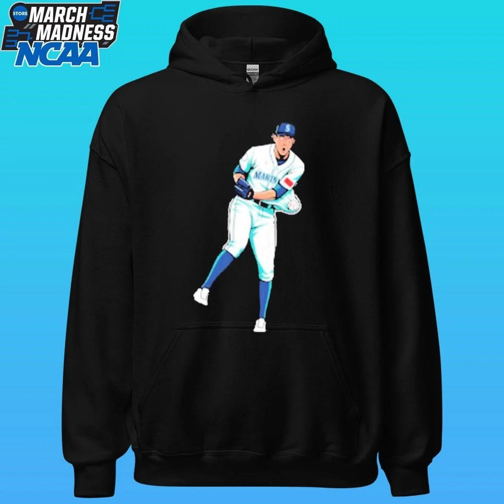 Gogan Gilbert Baseball Pitcher Catches Ball In Shirt