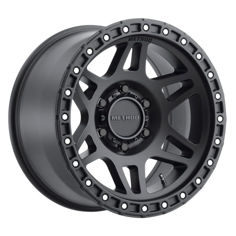 Method MR312 17×8.5 0mm Offset 6×5.5 106.25mm CB Matte Black Wheel