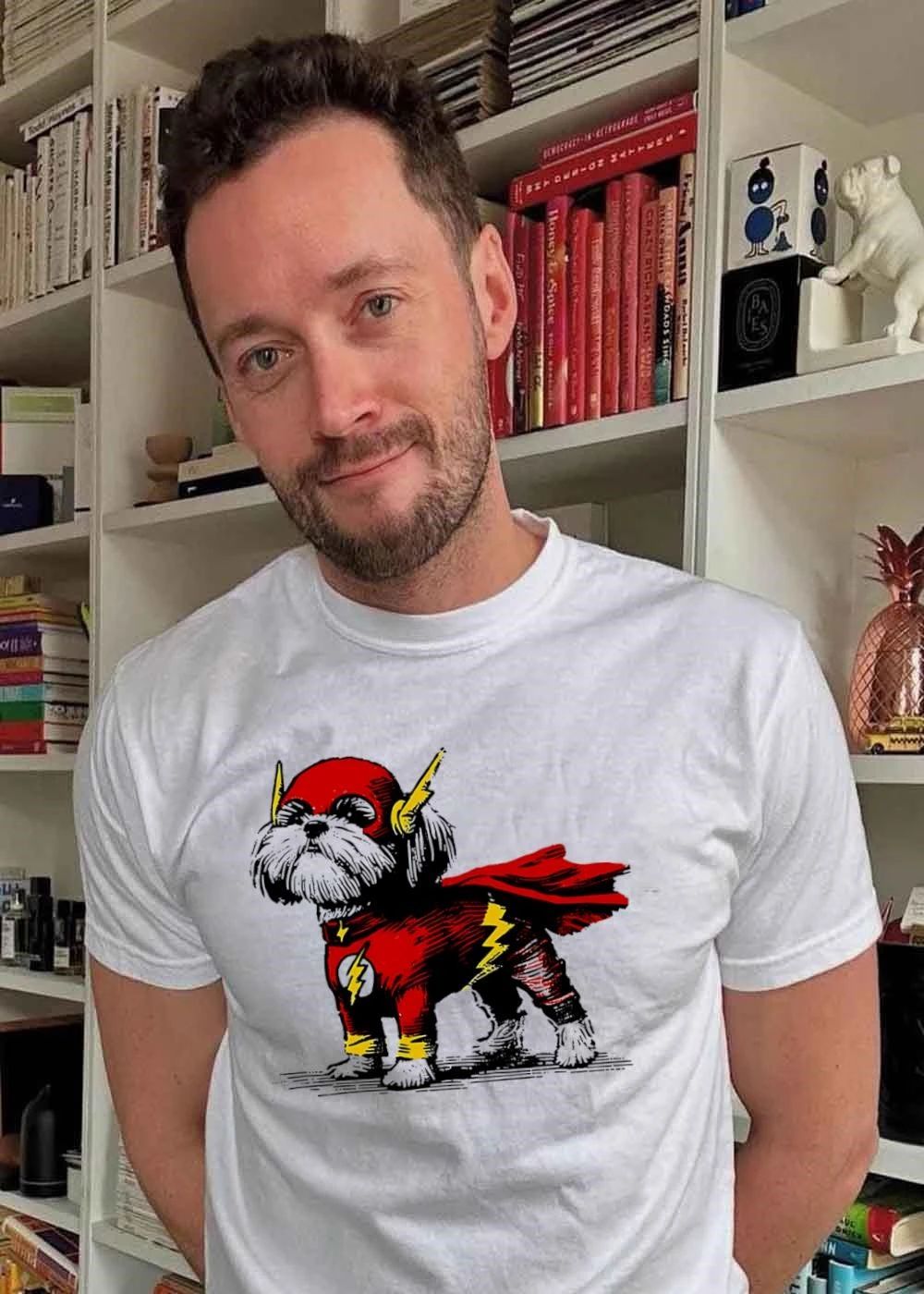 Shih Tzu Dog The Flash Superhero Shirt
