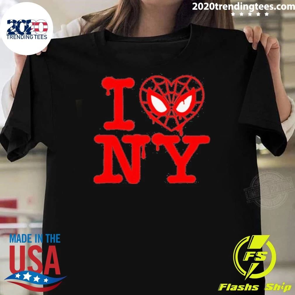 Spider-man I Miles Ny Heart Shaped Shirt