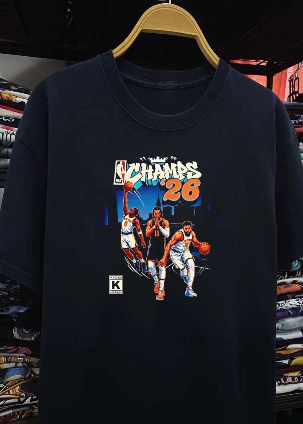 Knicks NBA Champs 26 Basketball Players Performance T-Shirt