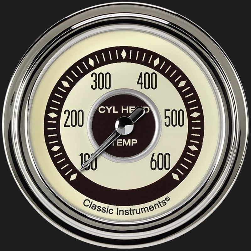 Classic Instruments Nostalgia VT 2 5/8″ Cylinder Head Temp. Gauge