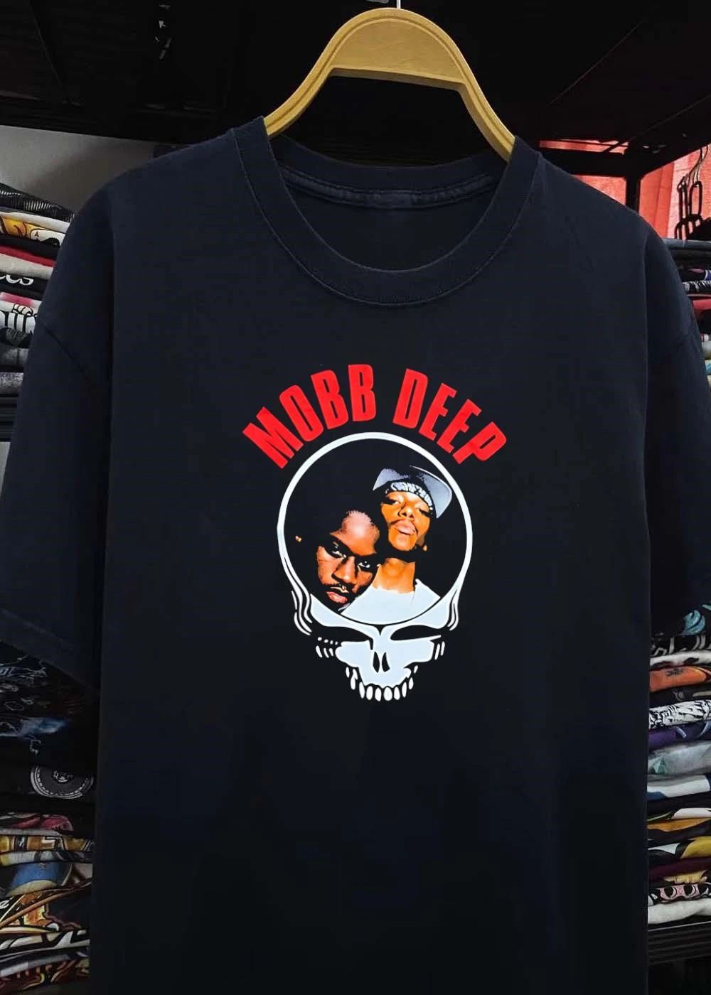 Mobb Deep Grateful Dead Steal Your Face Skull T-Shirt