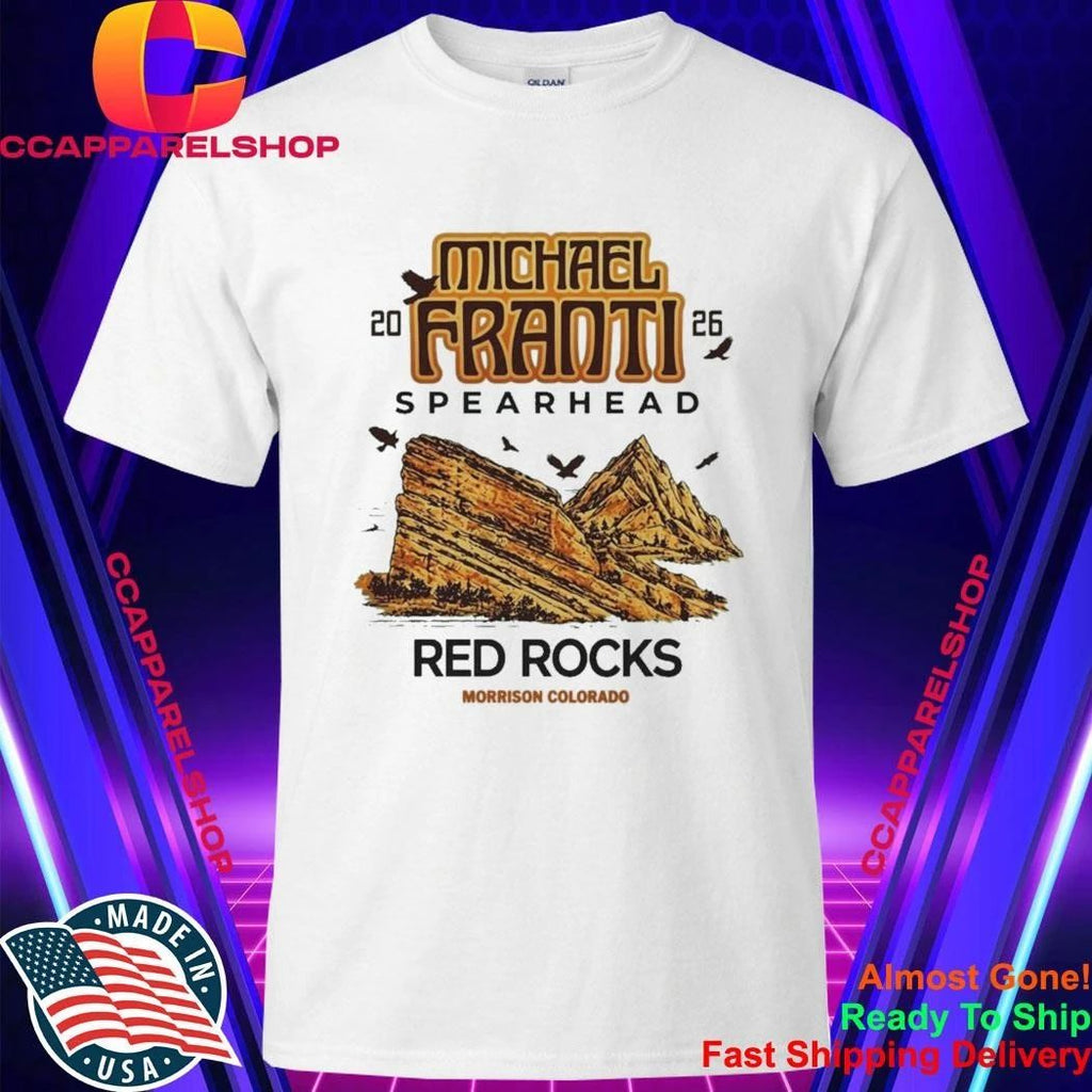 Michael Franti Morrison 2026 Red Rocks Amphitheatre Shirt