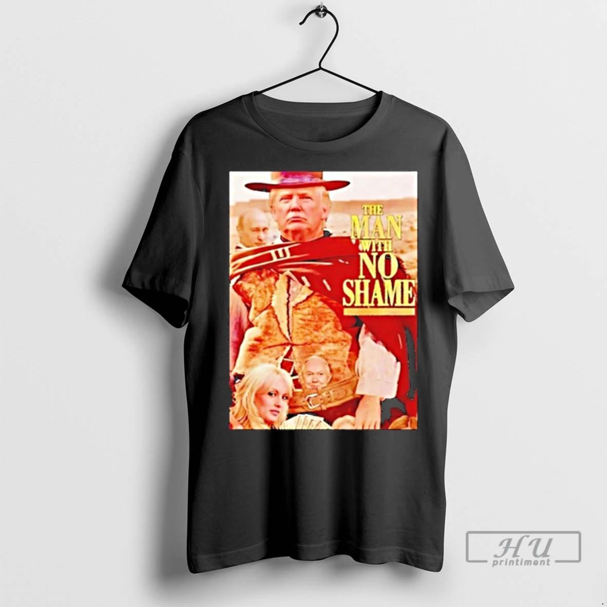 Officials Premium The Man With No Shame Donald Trump T Shirts