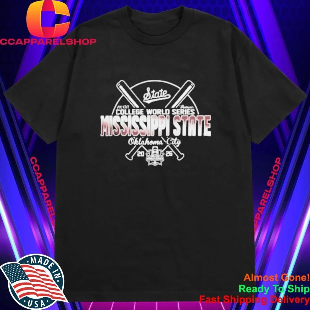 Mississippi State Bulldogs Softball 2026 College World Series Shirt