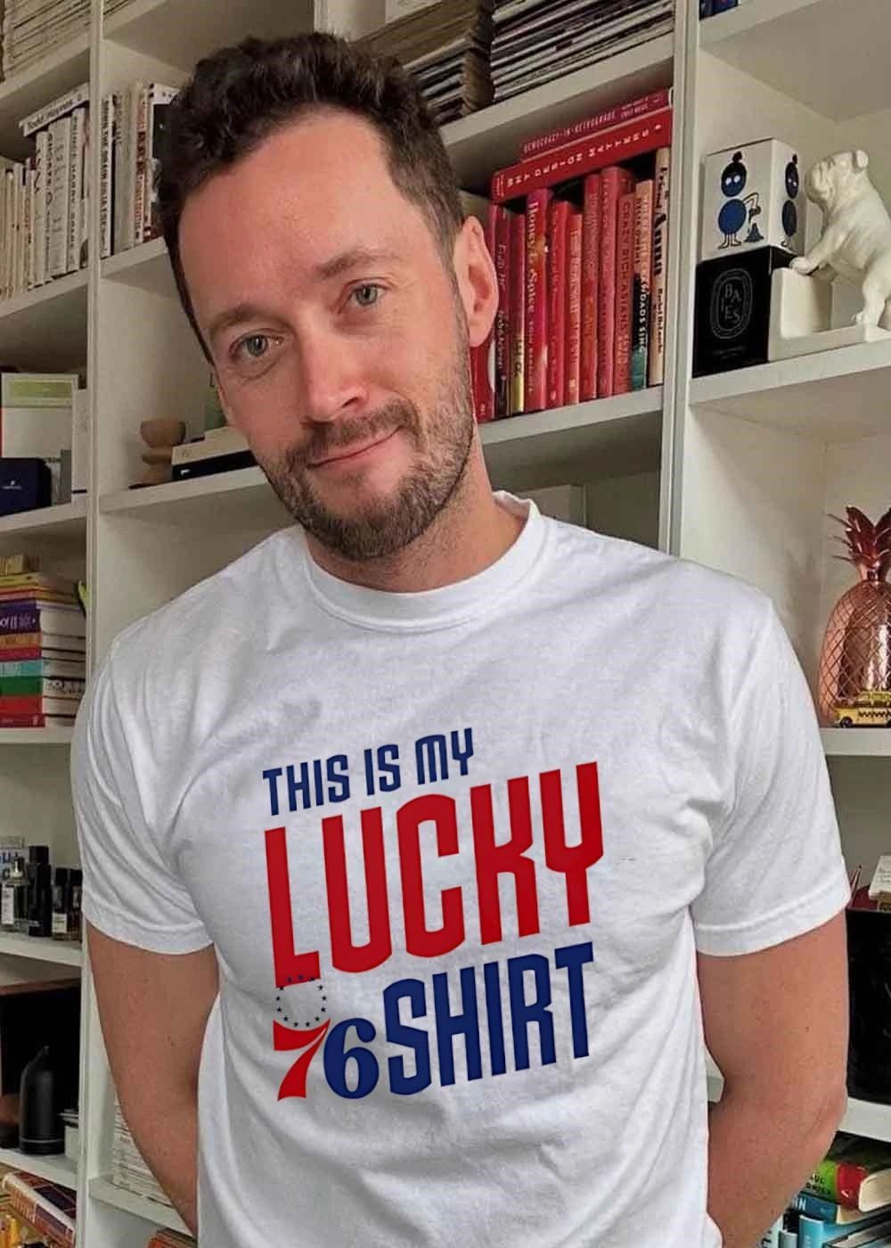 Philadelphia 76ers Fan Apparel This Is My Lucky 76 Shirt
