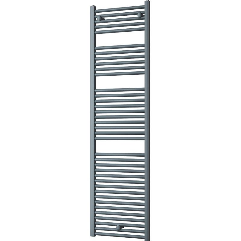 Roma – Anthracite Heated Towel Rail – H1785mm x W500mm – Straight