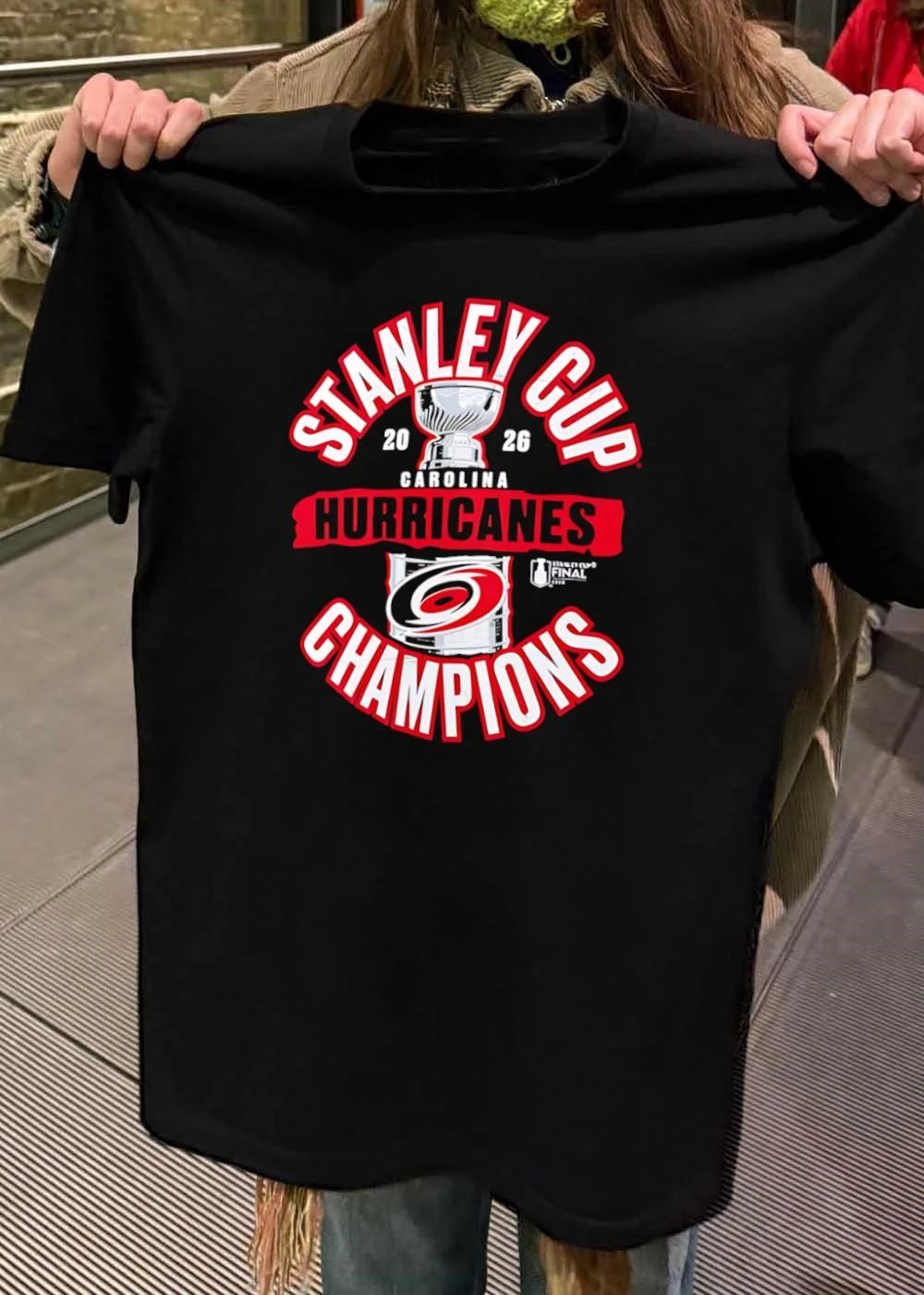 Commemorative Stanley Cup 2026 Carolina Hurricanes T-Shirt
