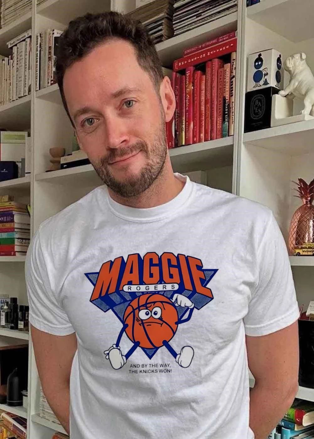 Maggie Rogers and by the Way the Knicks Won Basketball Team T-Shirt