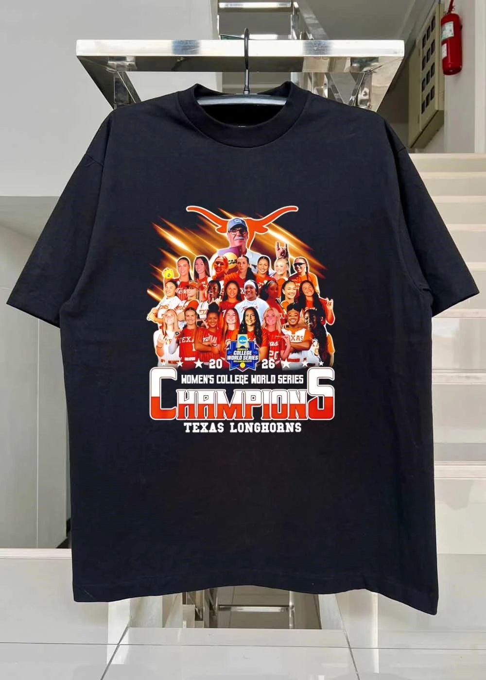 Texas Longhorns Women’s College World Series 2026 Champions Softball shirt