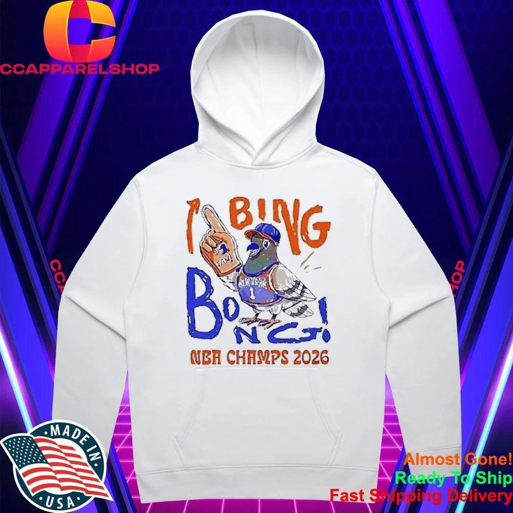 New York Pigeon Fan Bing Bong Nba Champs 2026 Shirt