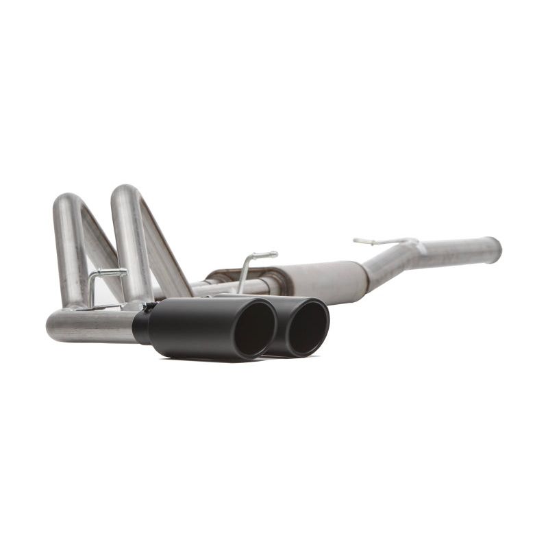 Gibson 2008 Hummer H2 Base 6.2L 2.25in Cat-Back Dual Sport Exhaust – Black Elite