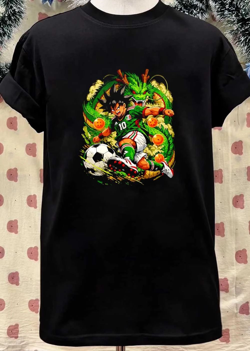 Anime Soccer Fanatic, Anime Boy Kicking Soccer Ball, Mexico 10 Mexico T-Shirt