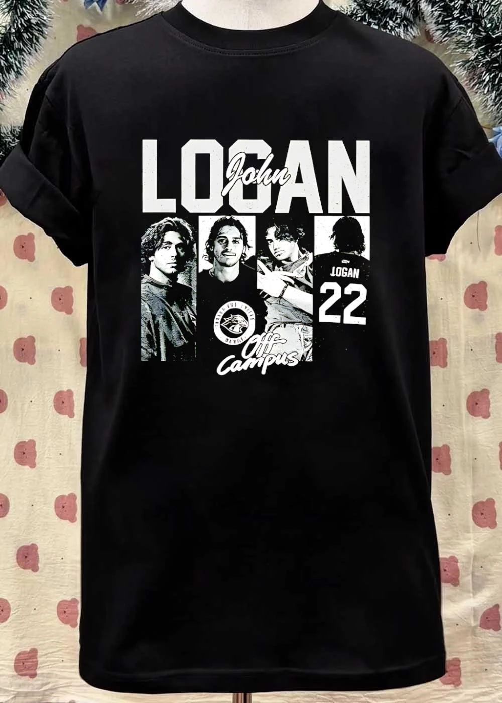 John Logan Davis Hawks 22 Off Campus Collage Shirt