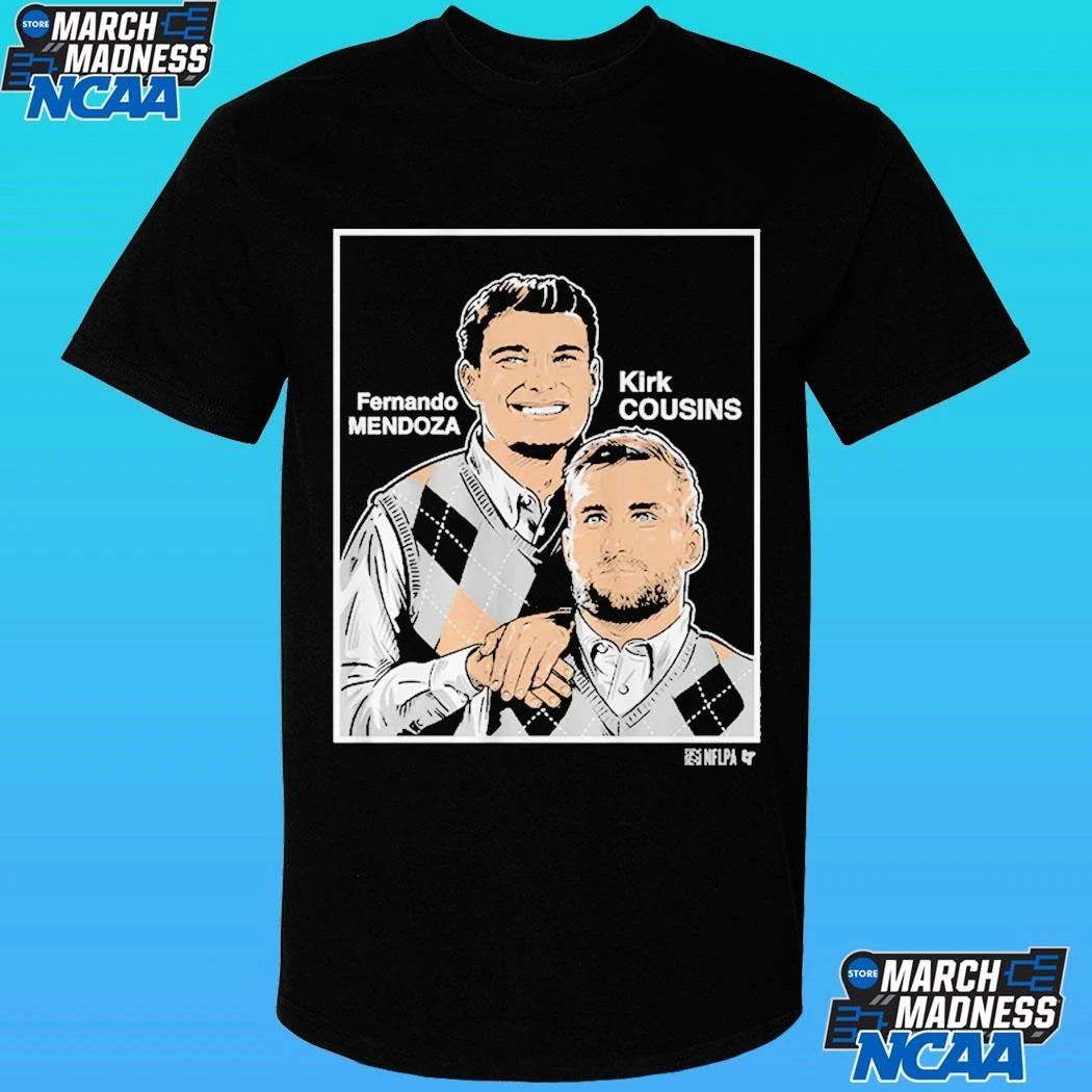 Fernando Mendoza & Kirk Cousins Family Portrait Shirt