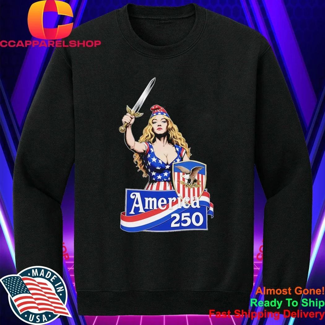 Strong Woman America 250 4th Of July Shirt