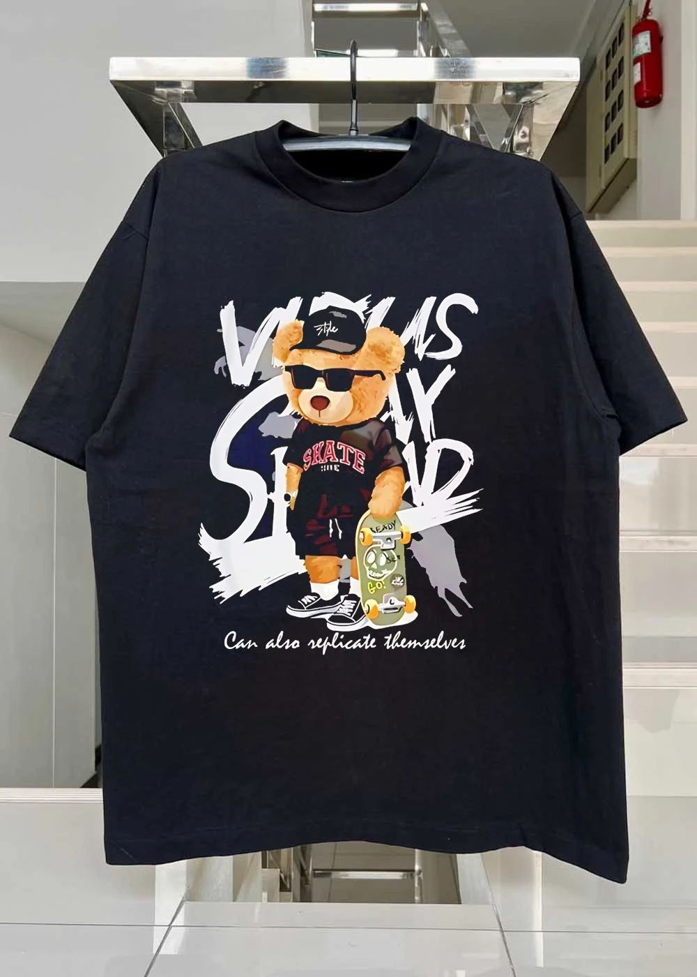 Skate Bear can also replicate themselves shirt
