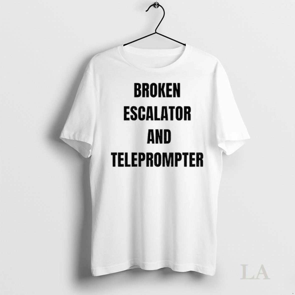 Original Broken Escalator And Teleprompter Funny Trump