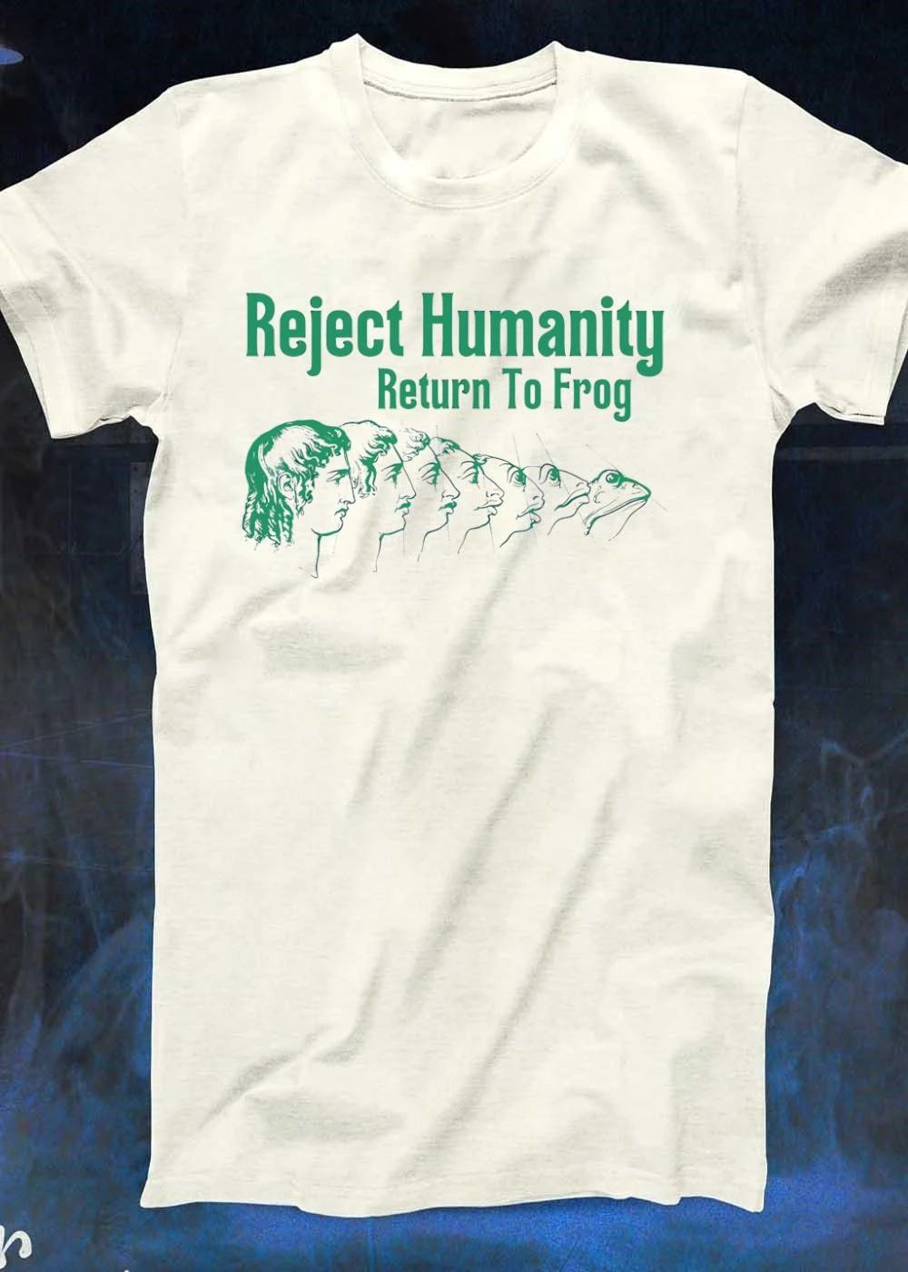 Reject Humanity Return To Frog Evolution shirt