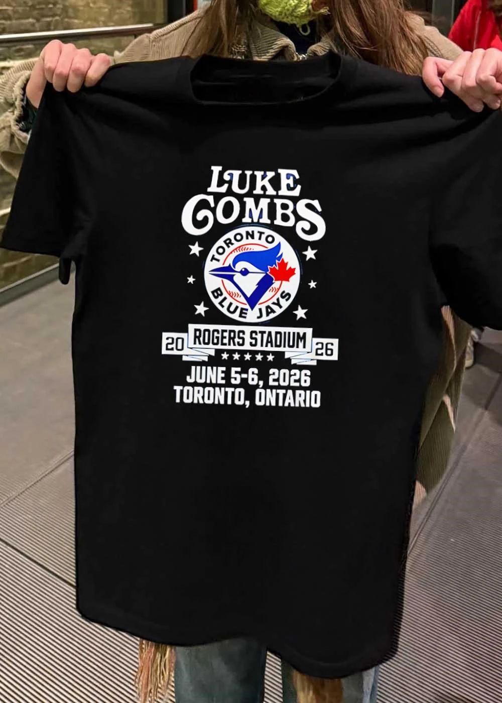 Luke Combs Concert Toronto Blue Jays Rogers Stadium June 5 6 2026 Shirt
