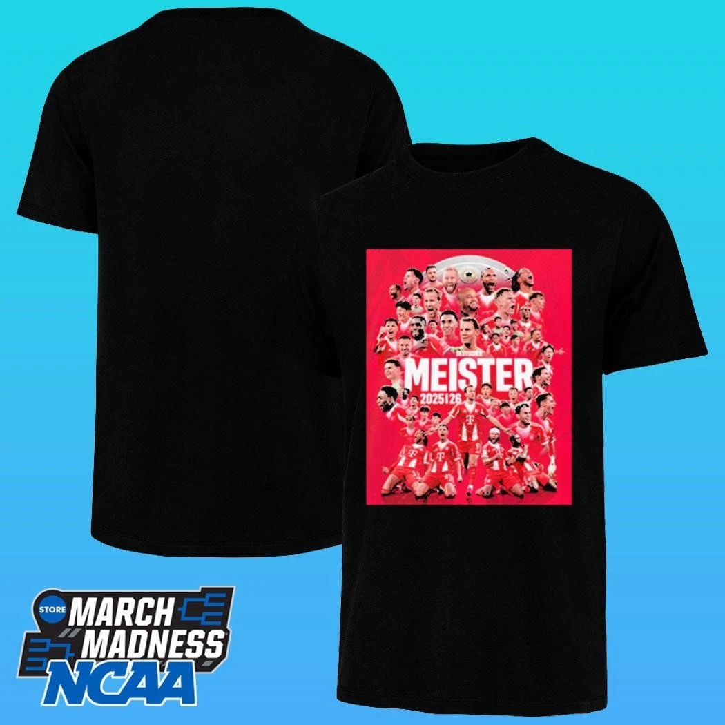 Congrats Bayern Munich Champions Bundesliga 2025 26 Deutscher Meister 2026 Shirt