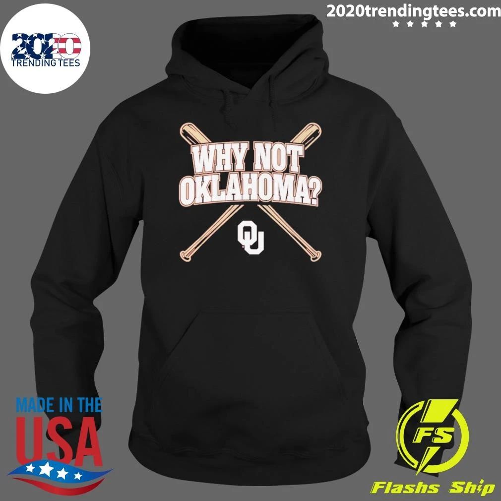 Oklahoma Baseball Why Not Oklahoma Shirt