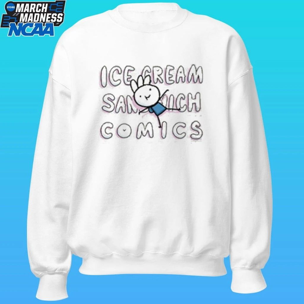 Ice Cream Sandwich Comic Cute Logo Shirt