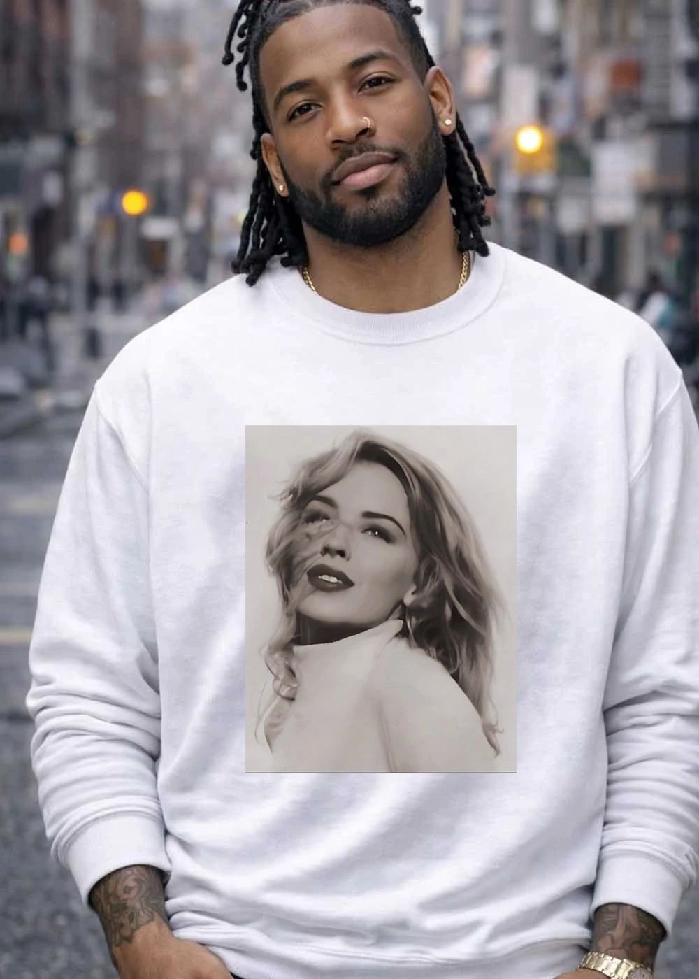 Kylie Minogue Portrait Iconic Music Star T-Shirt