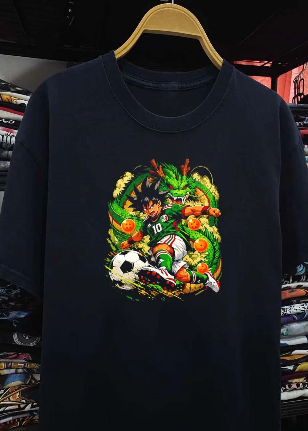 Anime Soccer Fanatic, Anime Boy Kicking Soccer Ball, Mexico 10 Mexico T-Shirt