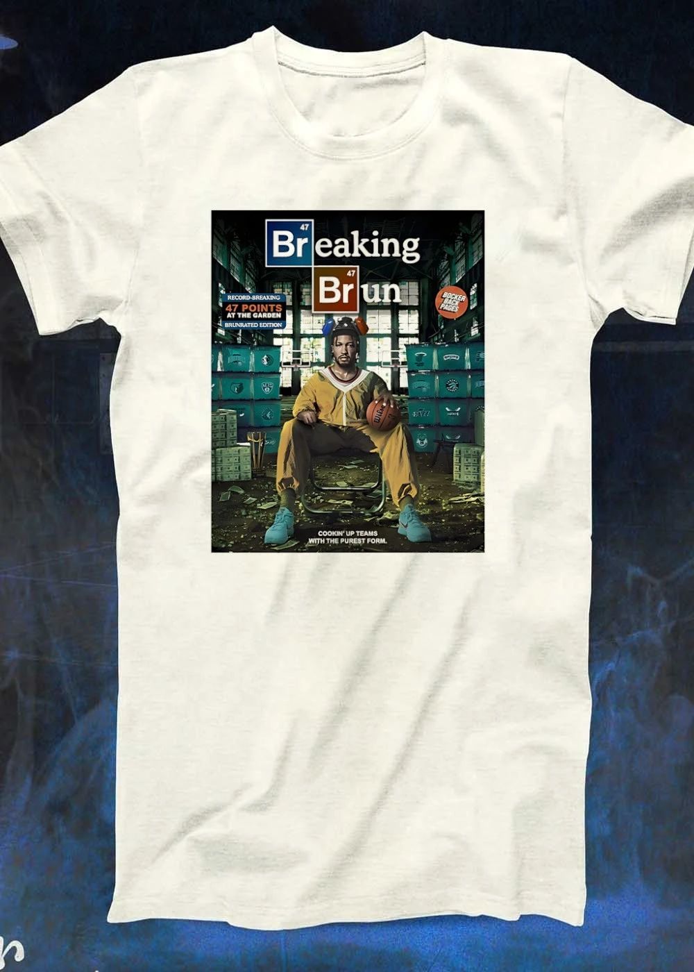 Record-Breaking 47 Points at the Garden Brunrated Edition Cookin Up Teams Jalen Brunson Shirt