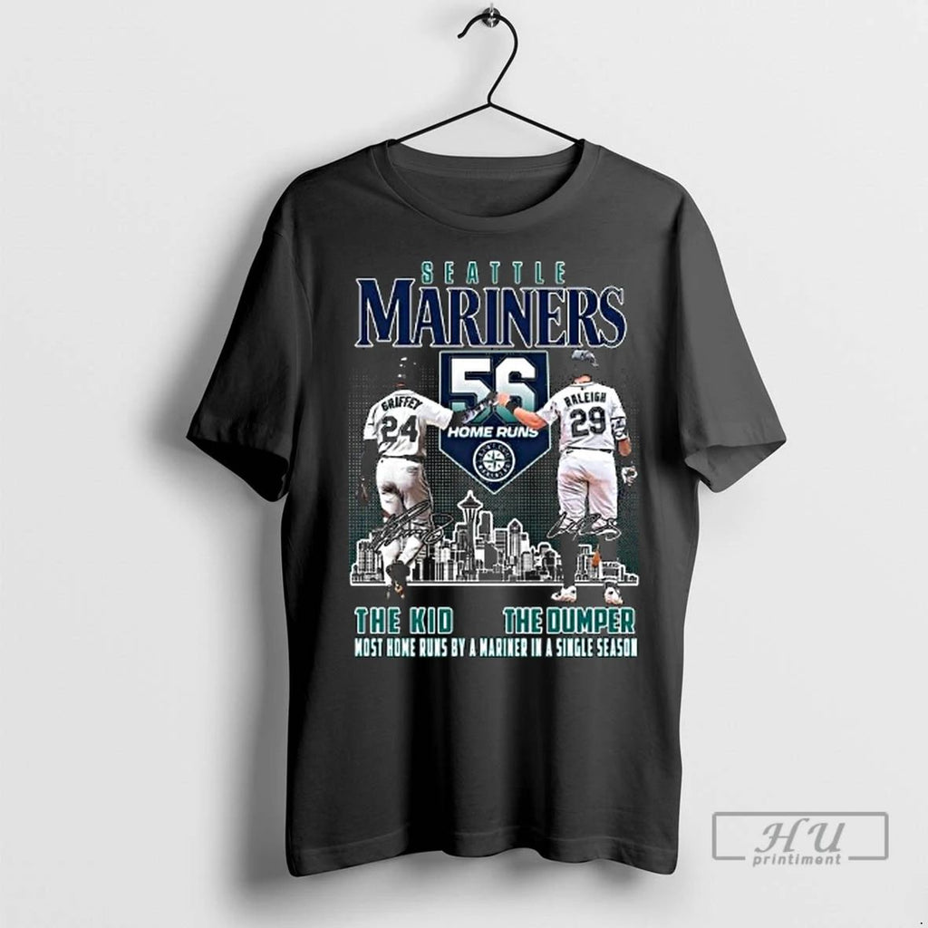 Officials Seattle Mariners Griffey Raleigh 56 Home Runs The Kid The Dumper Most Home Runs