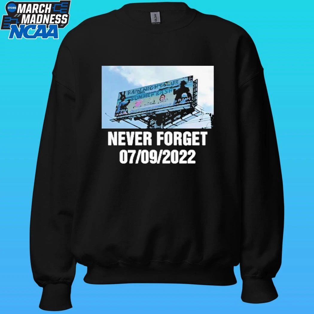 Rain Nightclub Summer Bash Never Forget 7 9 2022 Shirt