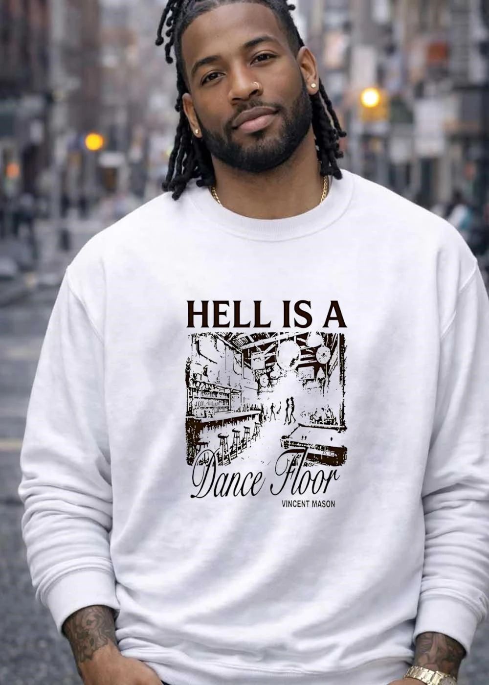 Hell is a dance floor Vincent Mason shirt
