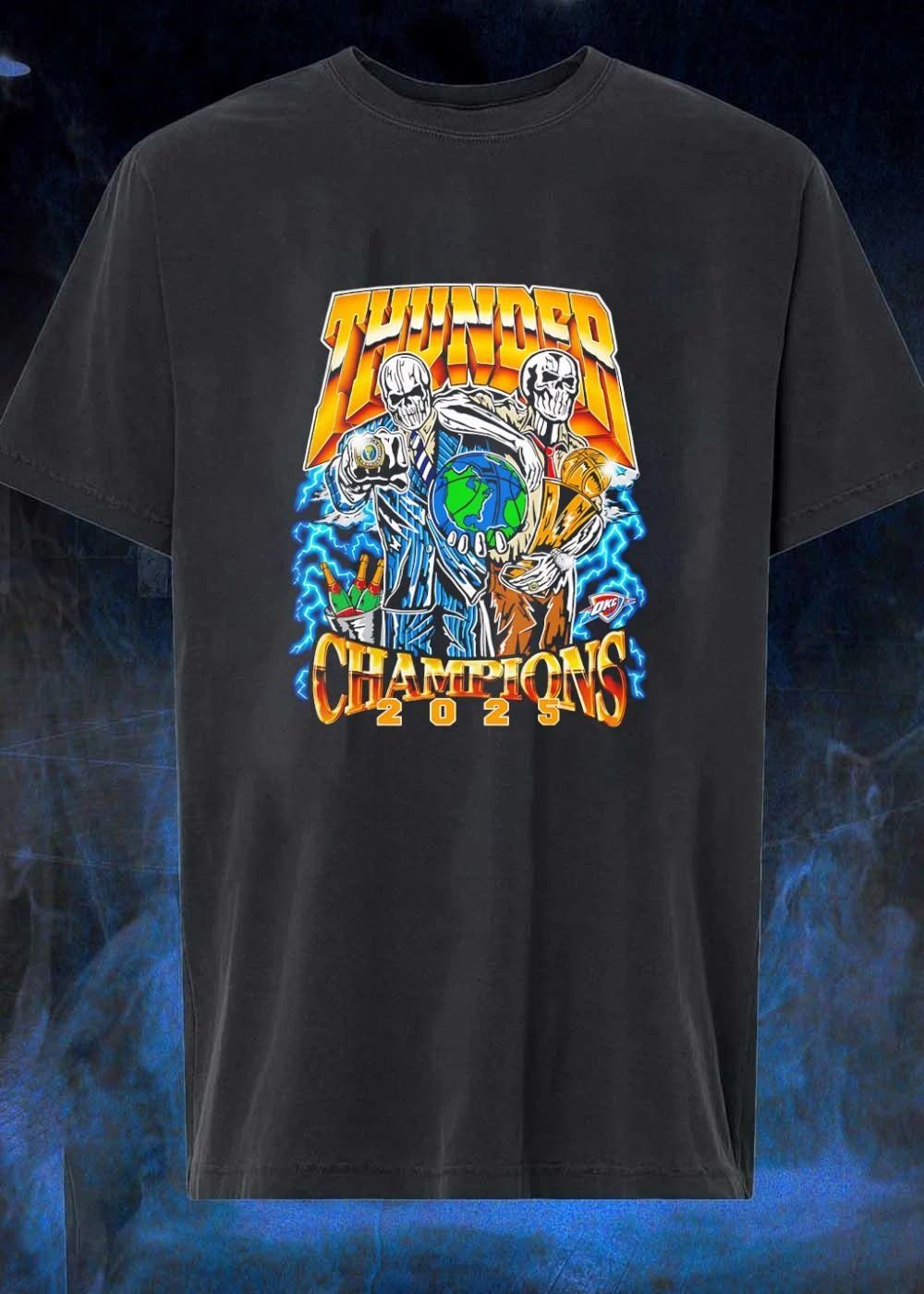Oklahoma City Thunder 2025 World Champions NBA THUNDER CHAMPIONS 2025 shirt