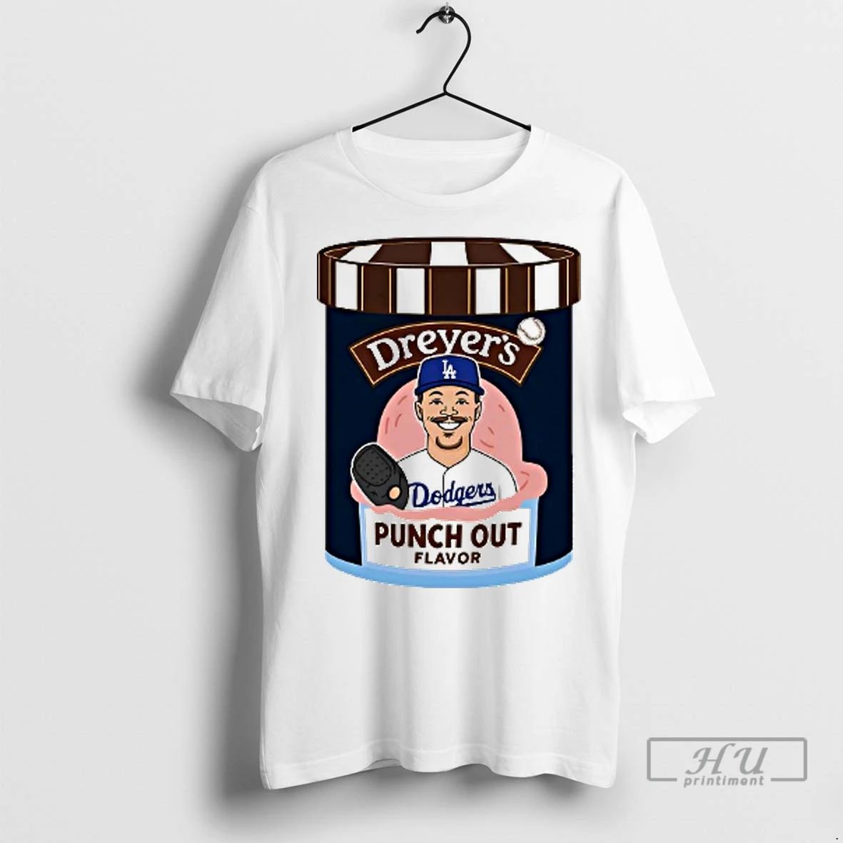 Officials Jack Dreyer Ice Cream Punch Out Flavor La Dodgers T Shirt