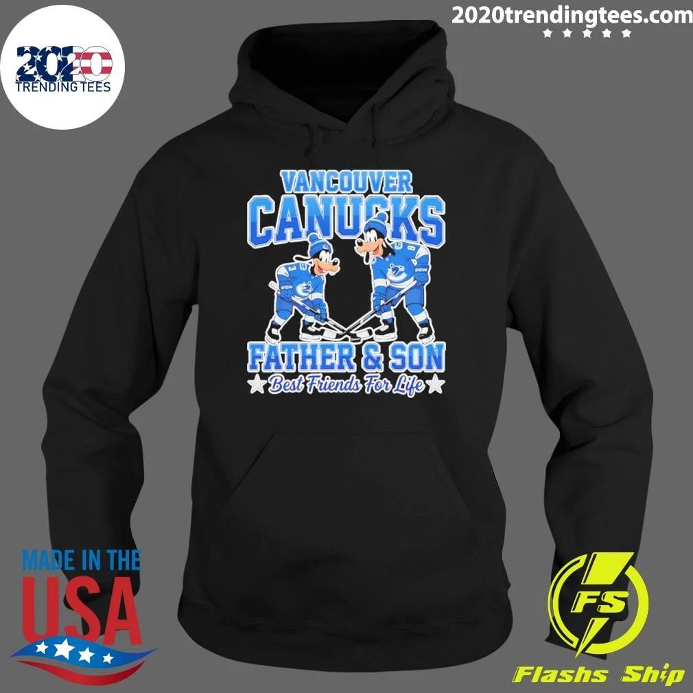Disney Goofy Vancouver Canucks Father And Son Best Friends For Life Shirt