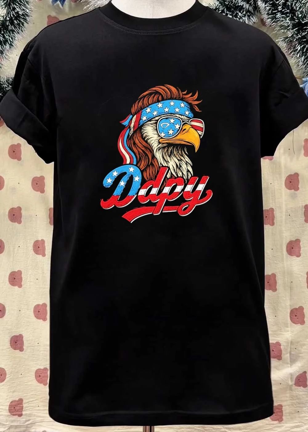 Patriotic Mullet Eagle USA Flag Sunglasses Ddpy T-Shirt