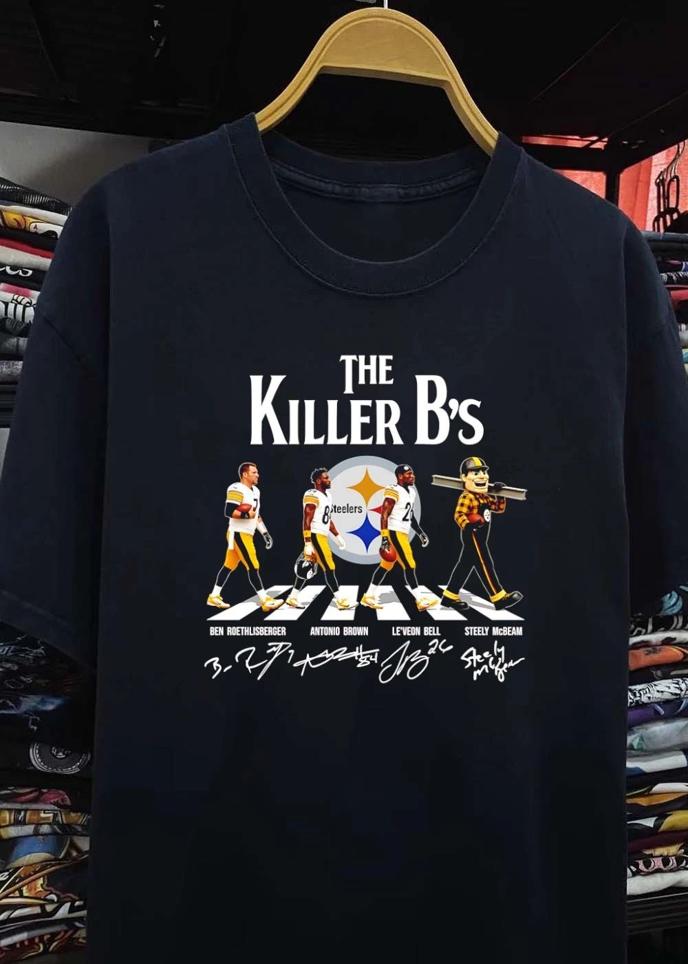 Ben Roethlisberger Antonio Brown Le’veon Bell Steely Mcbeam The Killer B’s shirt
