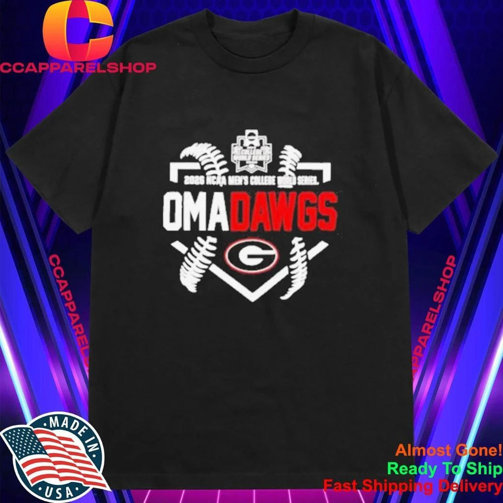 Georgia Bulldogs Baseball NCAA Men’s College World Series 2026 Omadawgs Shirt