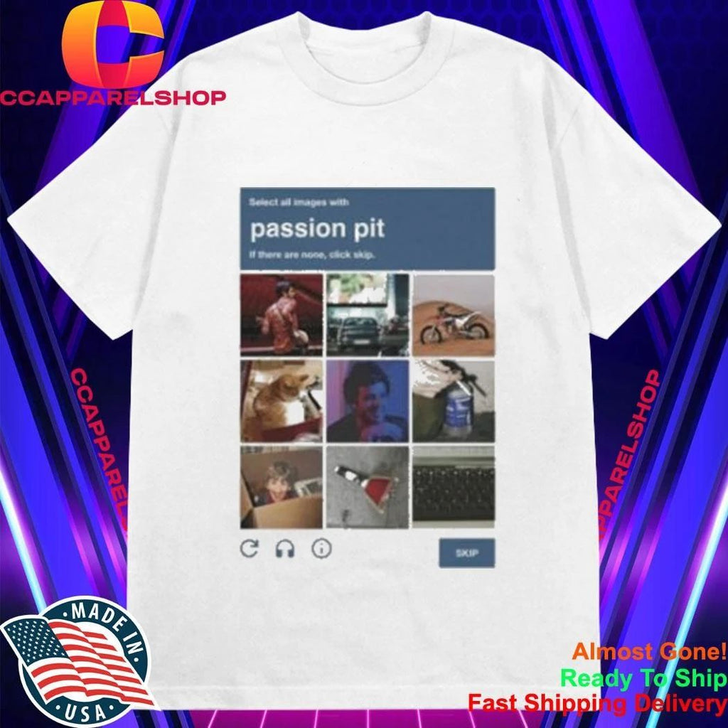 Passion Pit Captcha Shirt