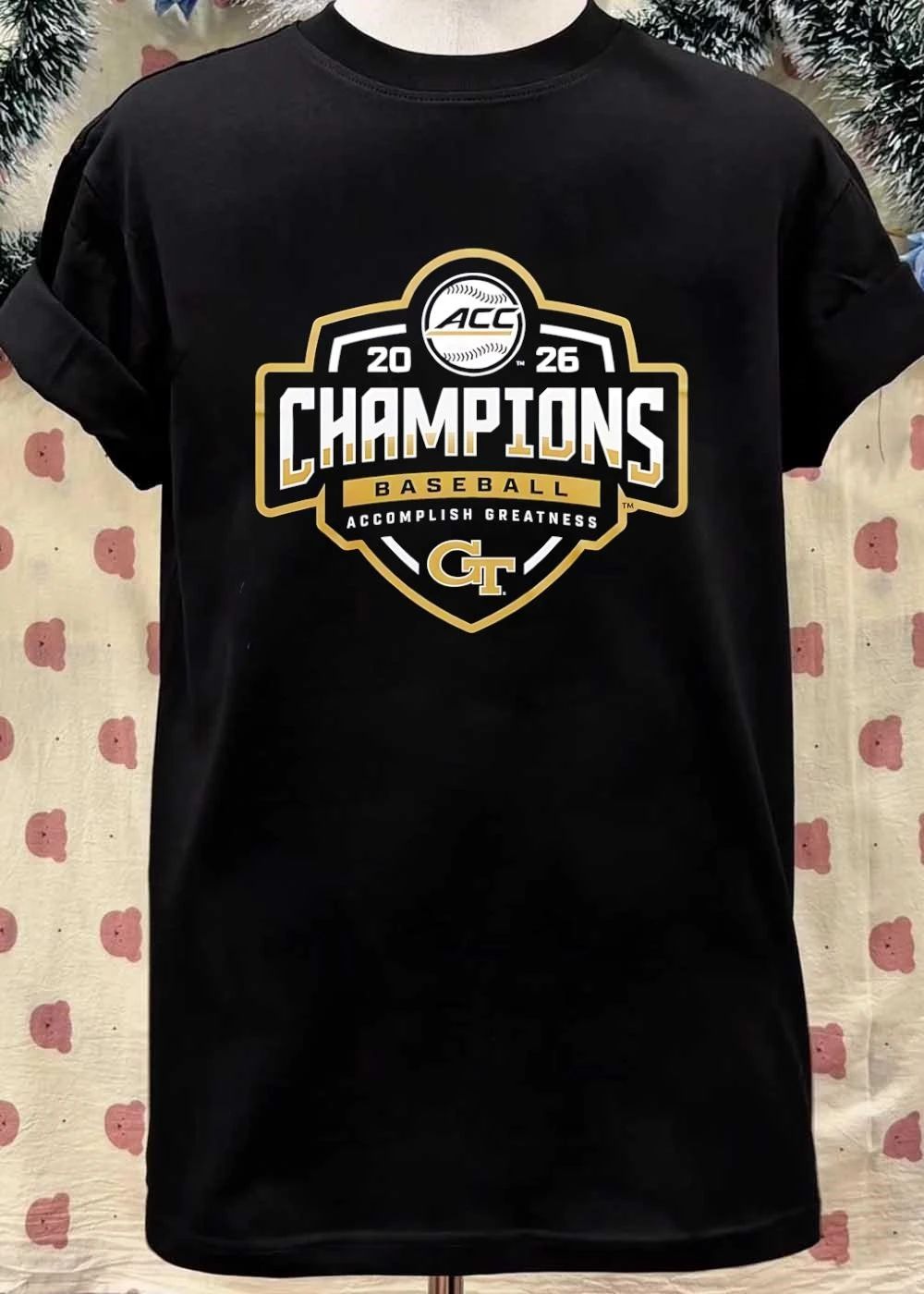Georgia Tech GT ACC Baseball Champions 2026 Accomplish Greatness Shirt